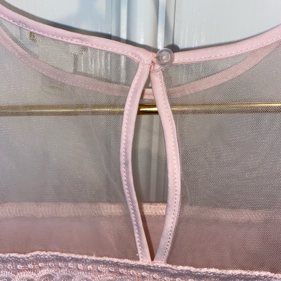 Forever 21 pink tulle ruffle dress size 13/14 - Picture 5 of 8